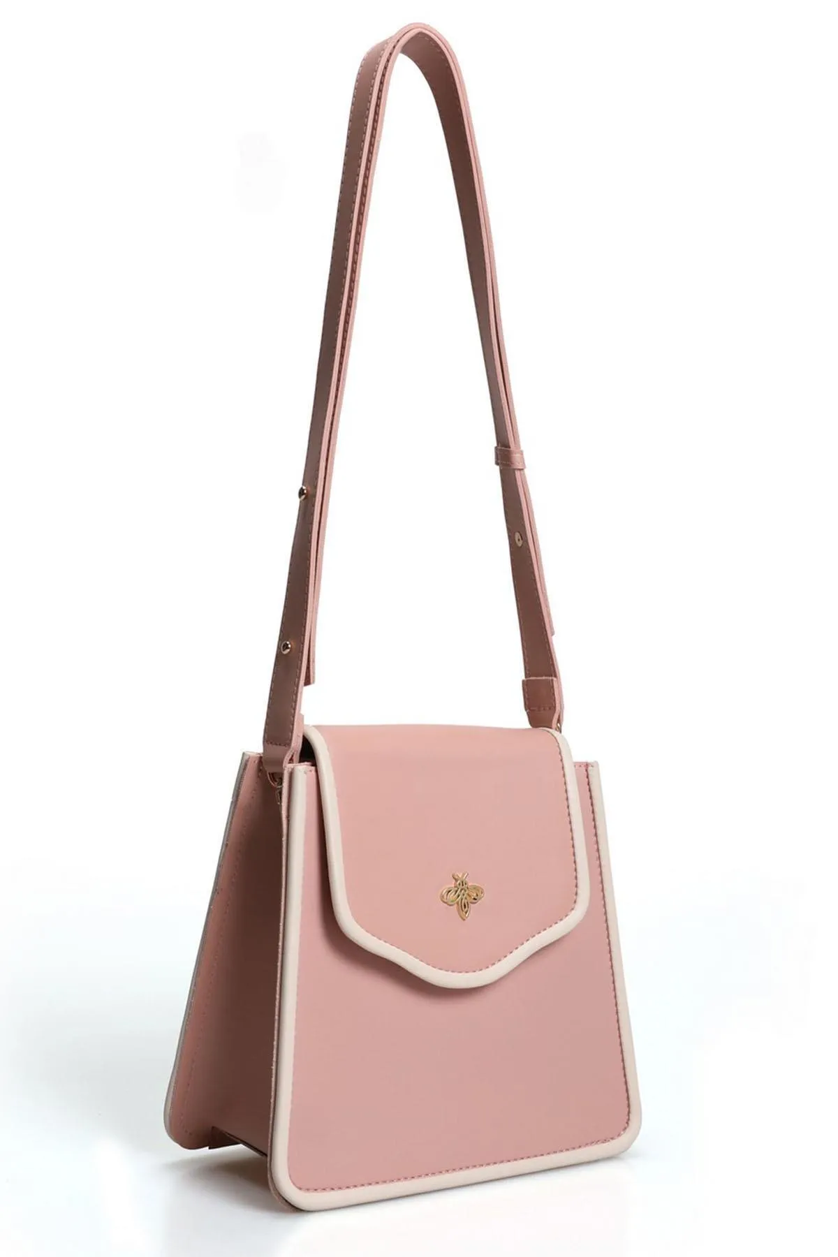 Lucky Bees  Clutch - Rosa - Unifarben