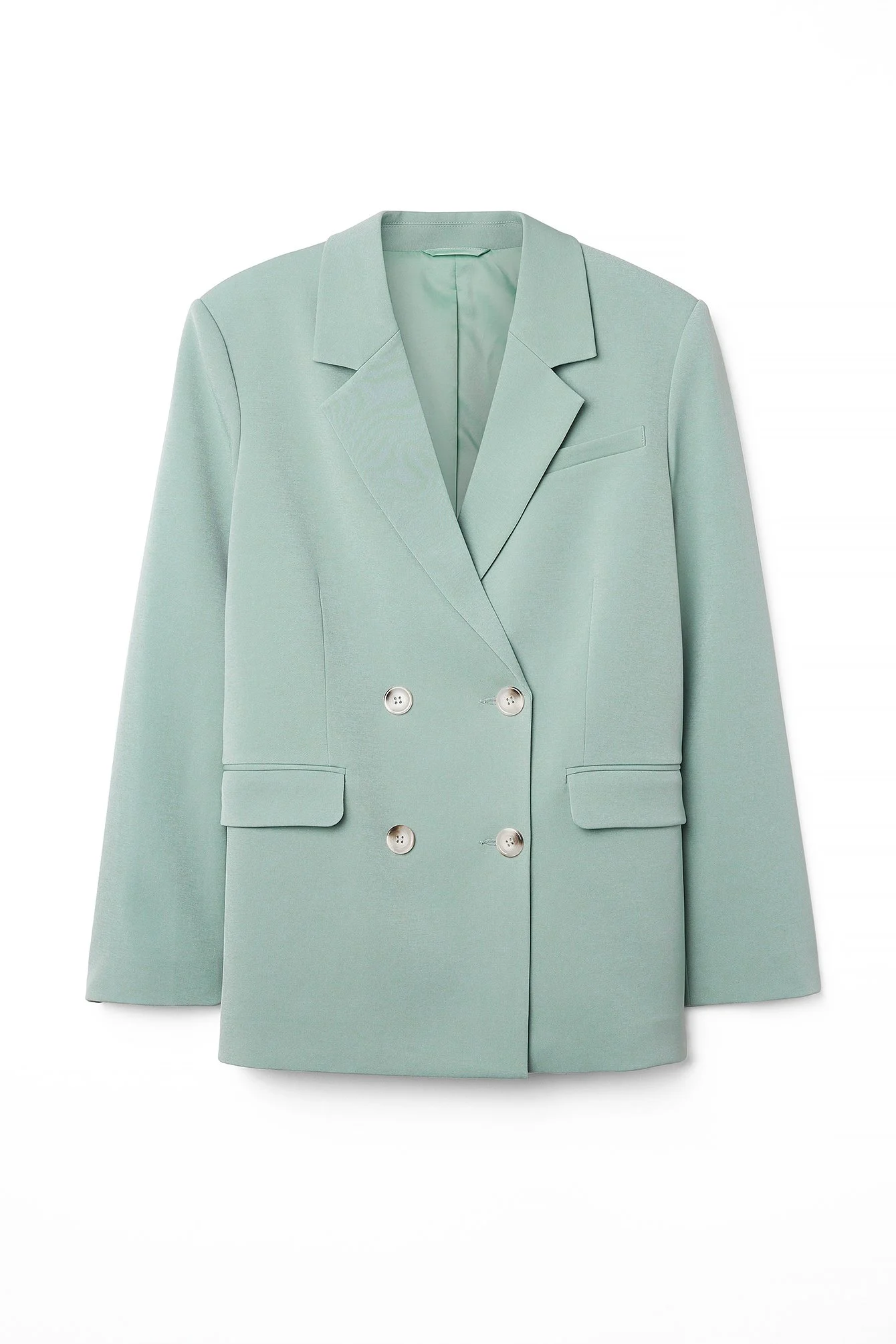 Recycelter zweireihiger Oversize-Blazer