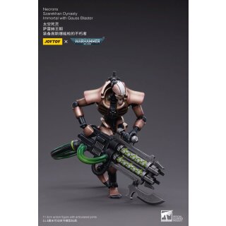 Warhammer 40k Actionfigur: Necrons - Szarekhan Dynasty Immortals with Gauss Blaster (2er-Pack)