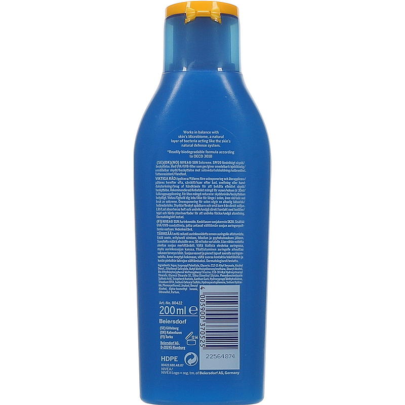 Nivea Nivea Sun SPF20 200 ml lotion