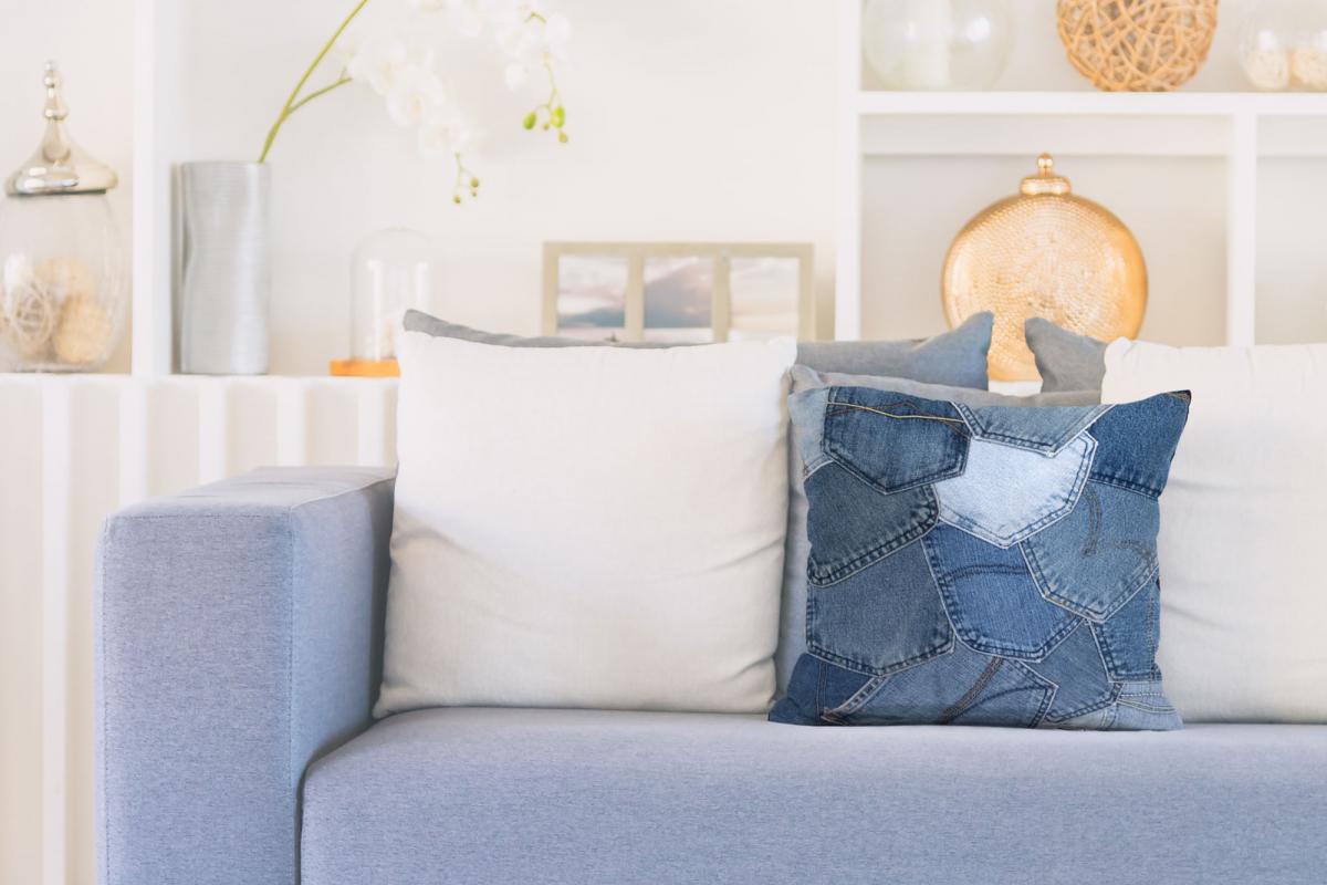 Kayoom Denim Pillow 220 Jeansblau