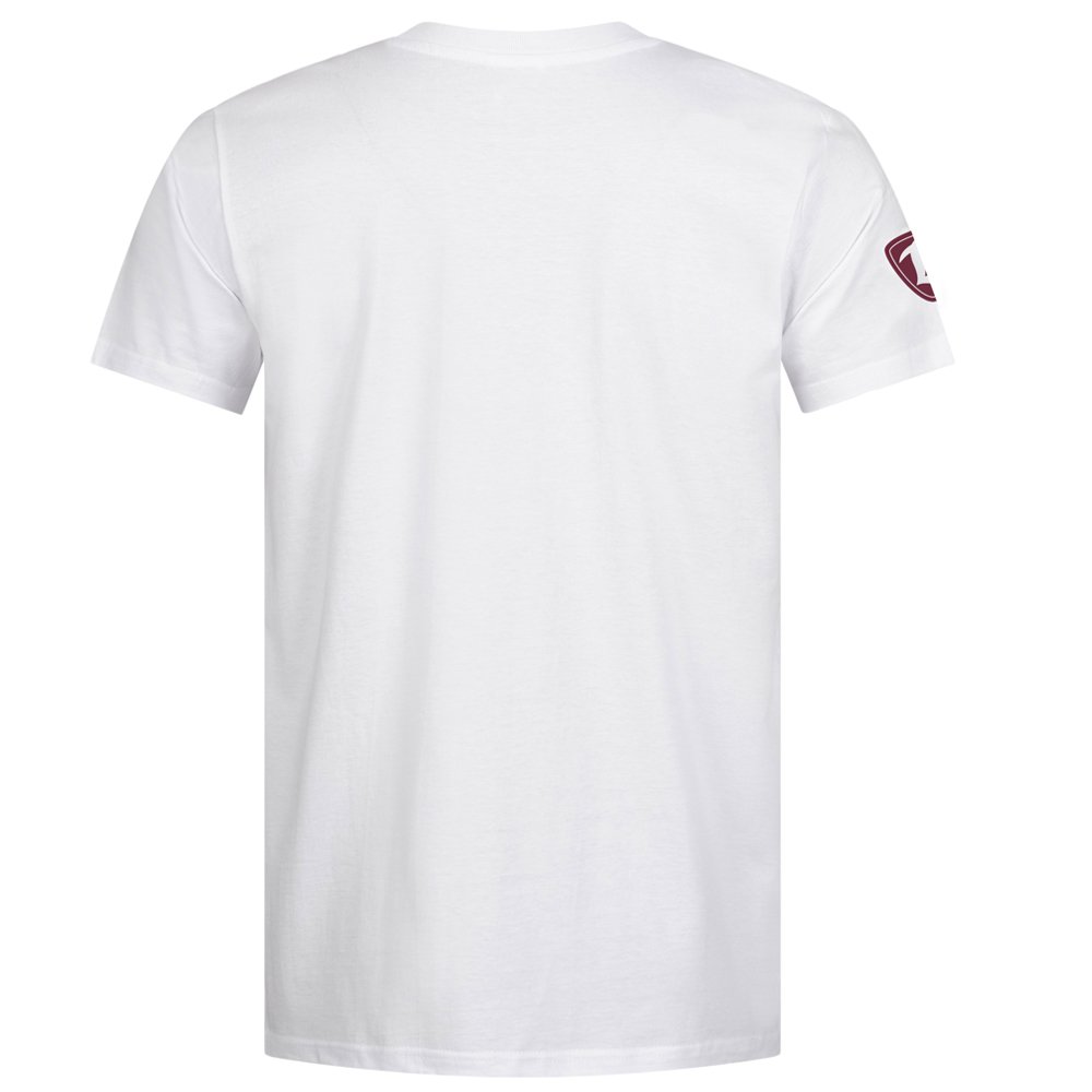 Herren T-Shirt old school weiß