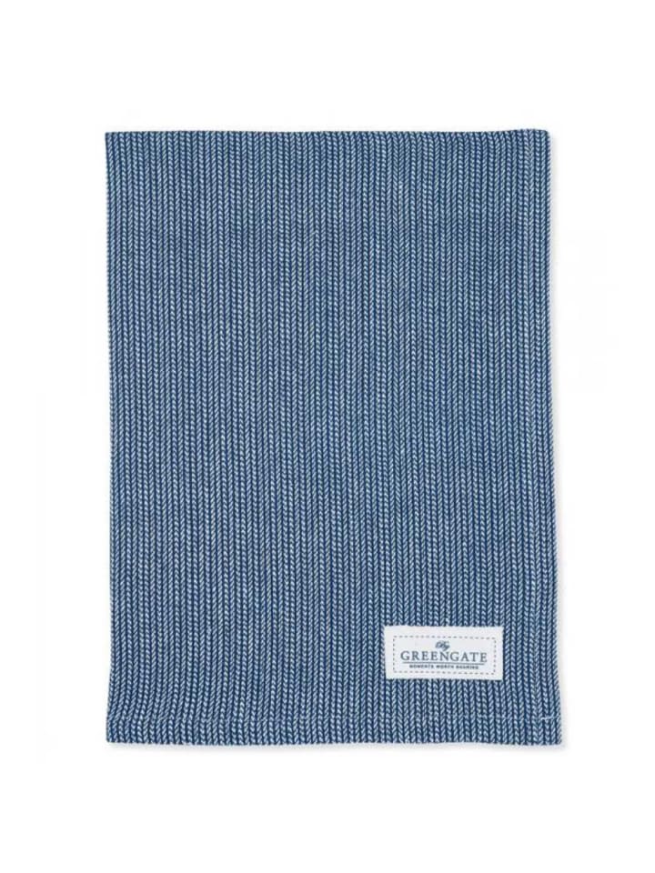 Greengate Geschirrtuch ALICIA DARK BLUE Blau günstig kaufen onesize