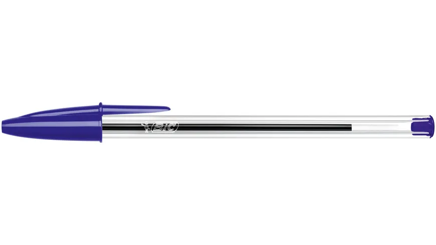 BIC Cristal Original Kugelschreiber-Stifte Mit Mittlerer 1,0-mm-Spitze – Blau, 10er Pack