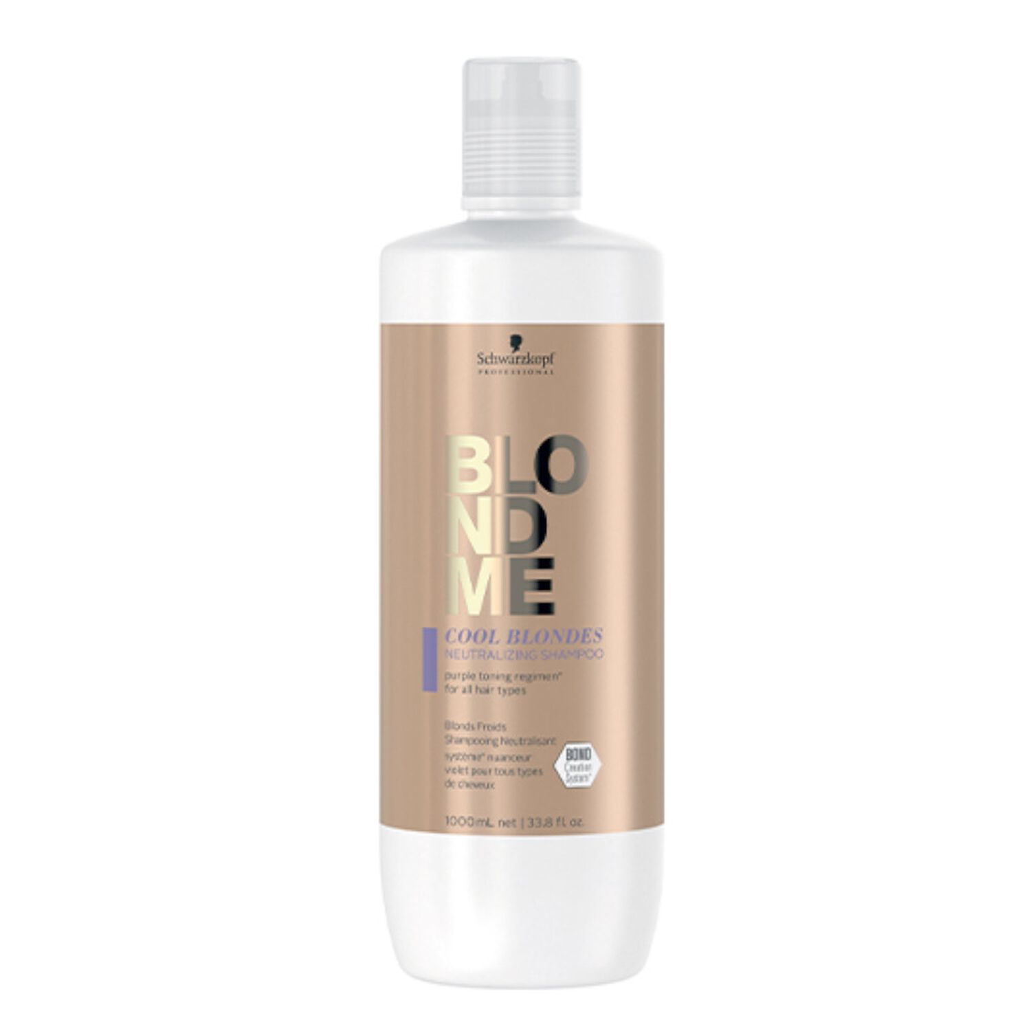 Schwarzkopf Professional BlondMe Shampooing Neutralisant Blond Froids 1000 ml