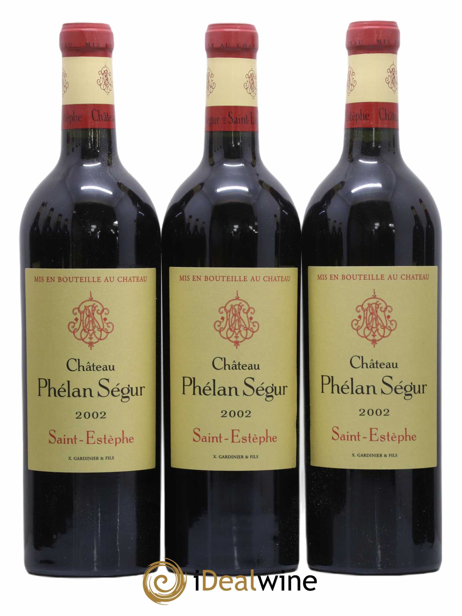 Château Phélan Ségur  2002 - Lot de 12 Bouteilles