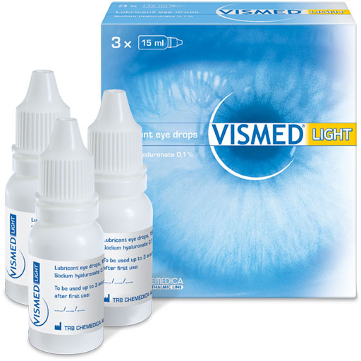 VISMED light Augentropfen  3X15 ml  Augentropfen
