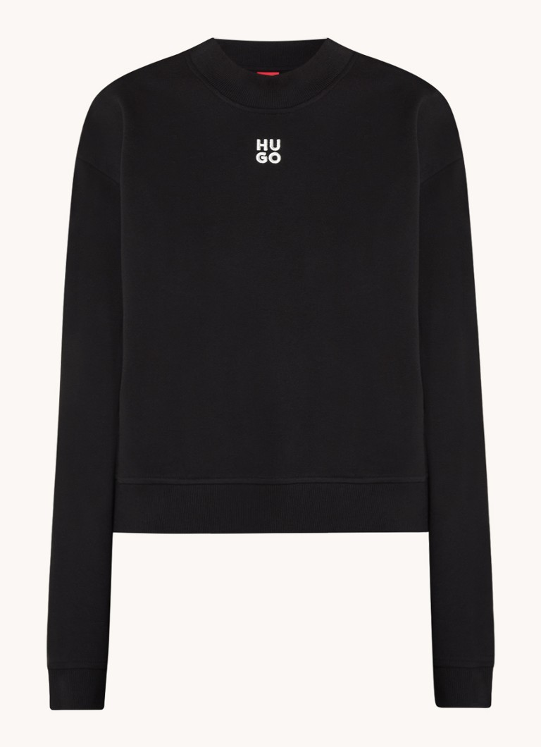 Pulover HUGO BOSS Daxandria cu logo brodat