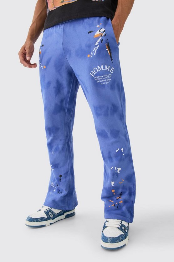 Homme Jogginghose mit Farbspritzern