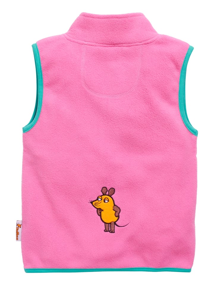 Playshoes Fleece-Weste DIE MAUS in Pink günstig kaufen