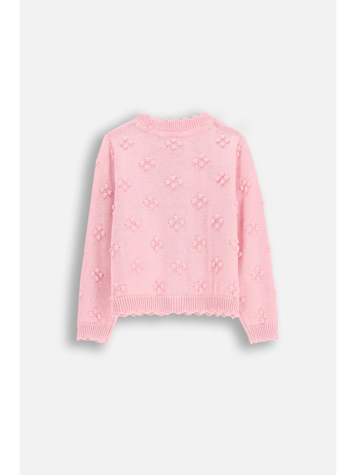 Coccodrillo Strickjacke in gedämpftes Rosa günstig kaufen