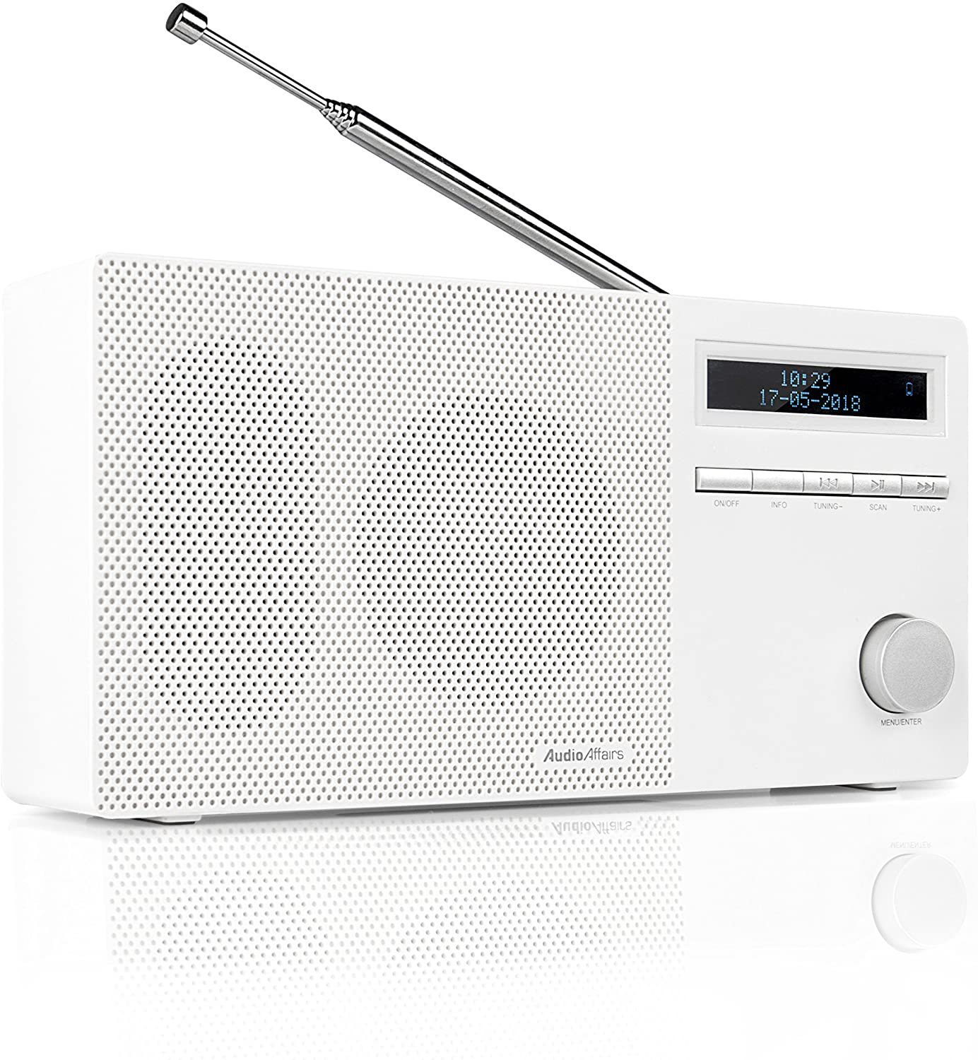 AudioAffairs DAB 010 BK Digitalradio (DAB) (Digitalradio (DAB), UKW (FM), 1,50 W)