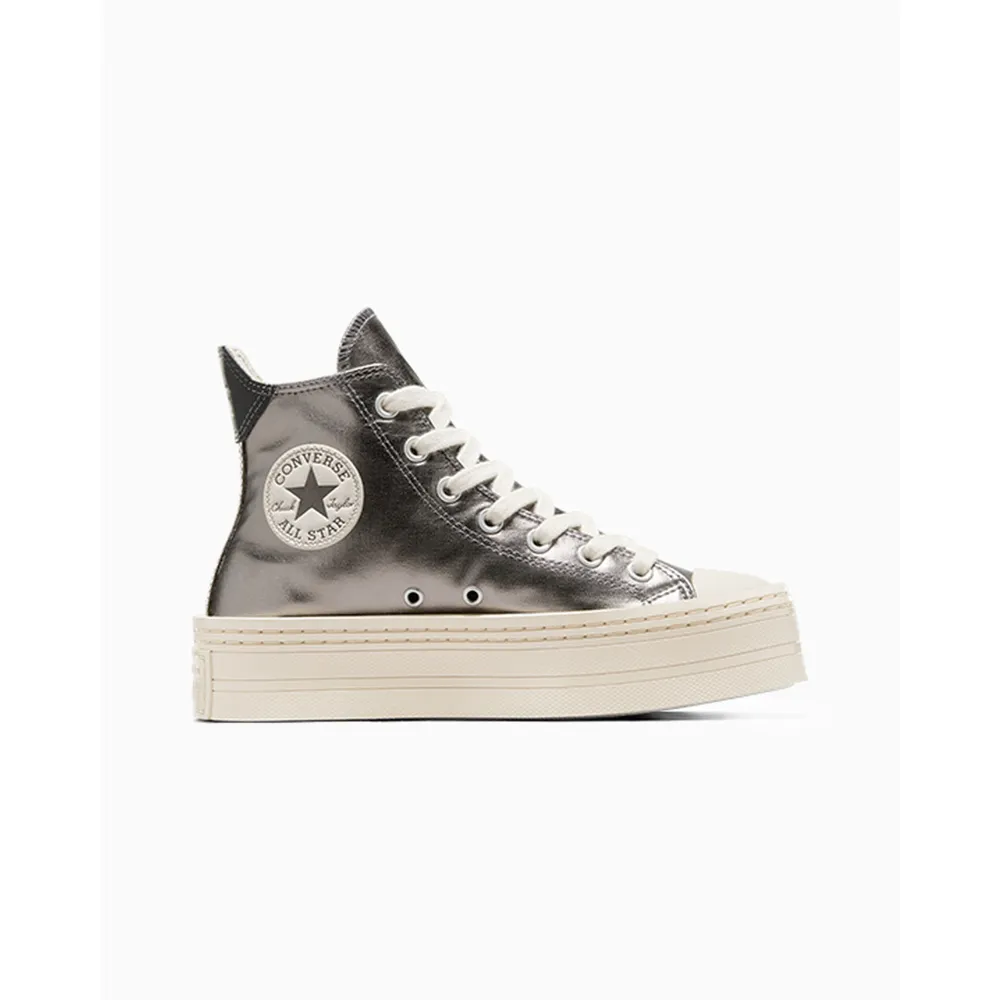 Converse Chuck Taylor All Star Modern Lift Platform Metallic A09897C / grau
