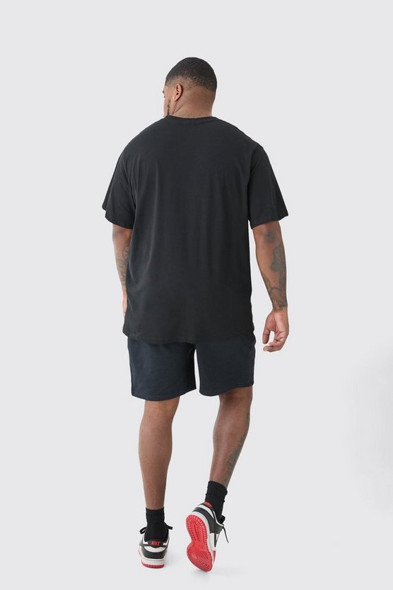 Plus T-Shirt mit New York Print