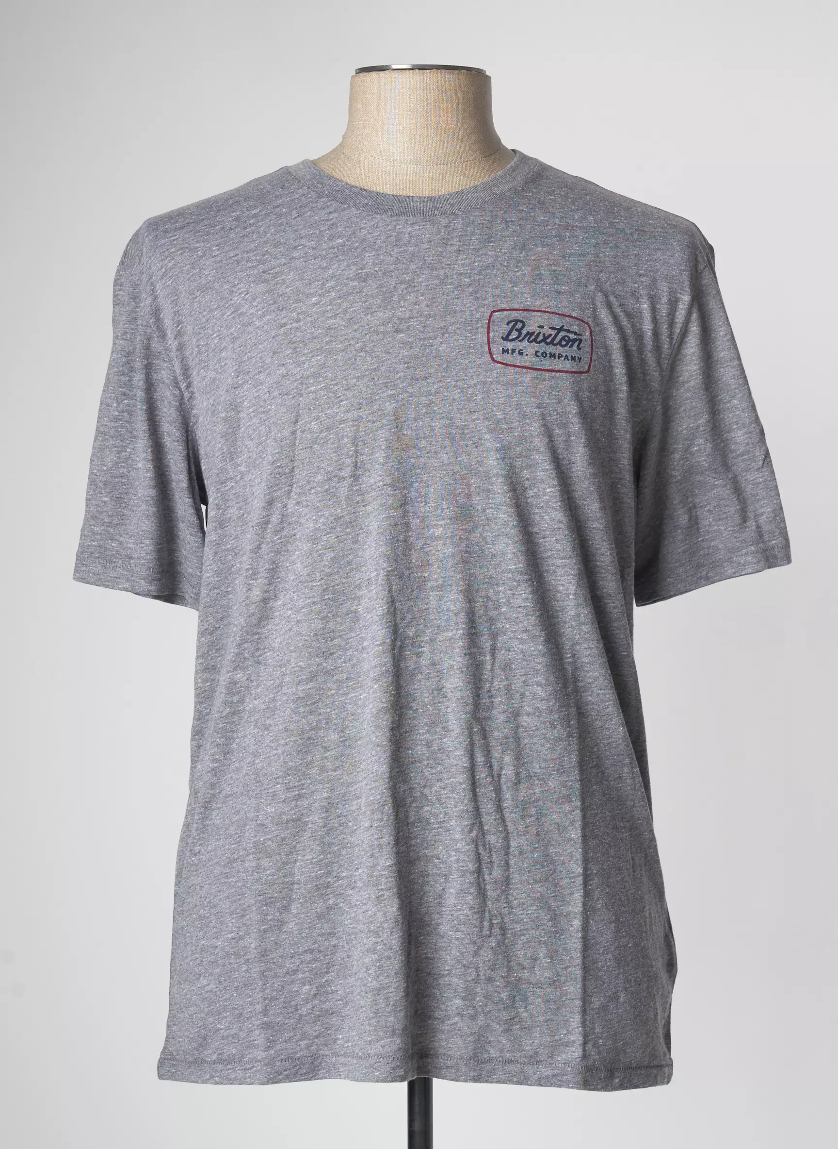 Brixton Tshirts Homme couleur gris