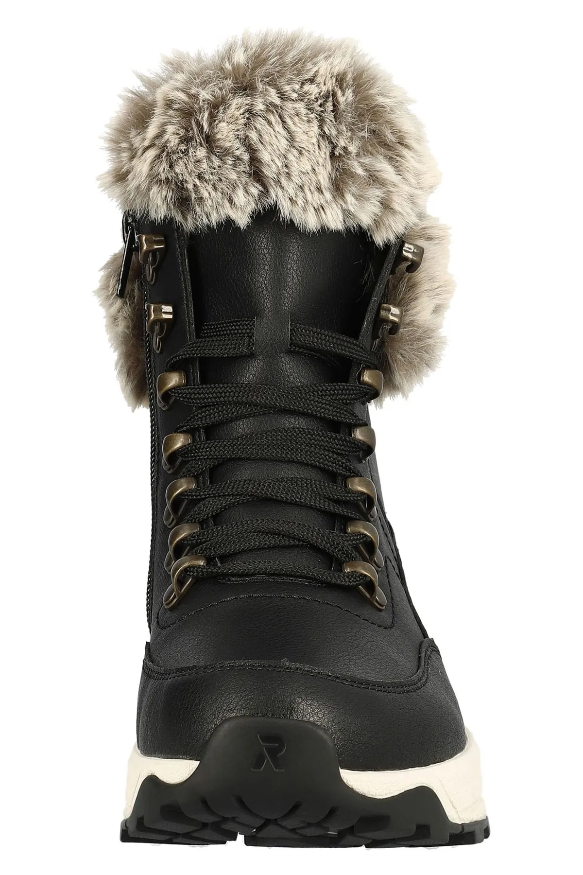 Rieker  Stiefelette - Schwarz - Flacher Absatz