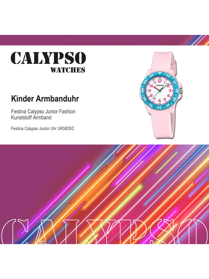 Calypso Analog-Armbanduhr Calypso Junior rosa klein (ca. 29mm) günstig kaufen onesize