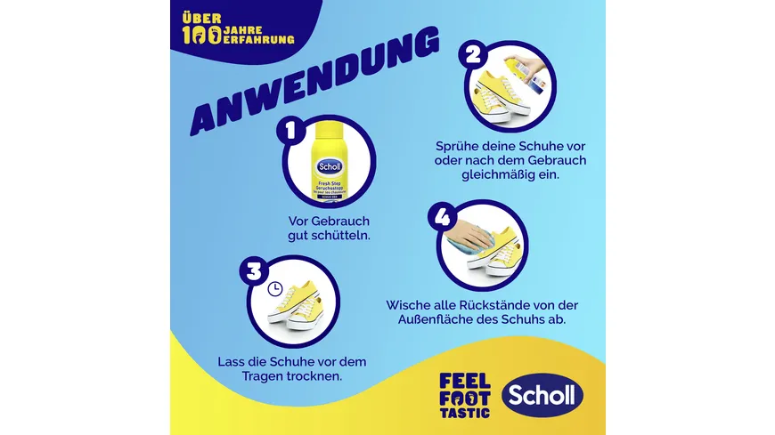 Scholl Fresh Step Schuh Deo Geruchsstopp 150 ml