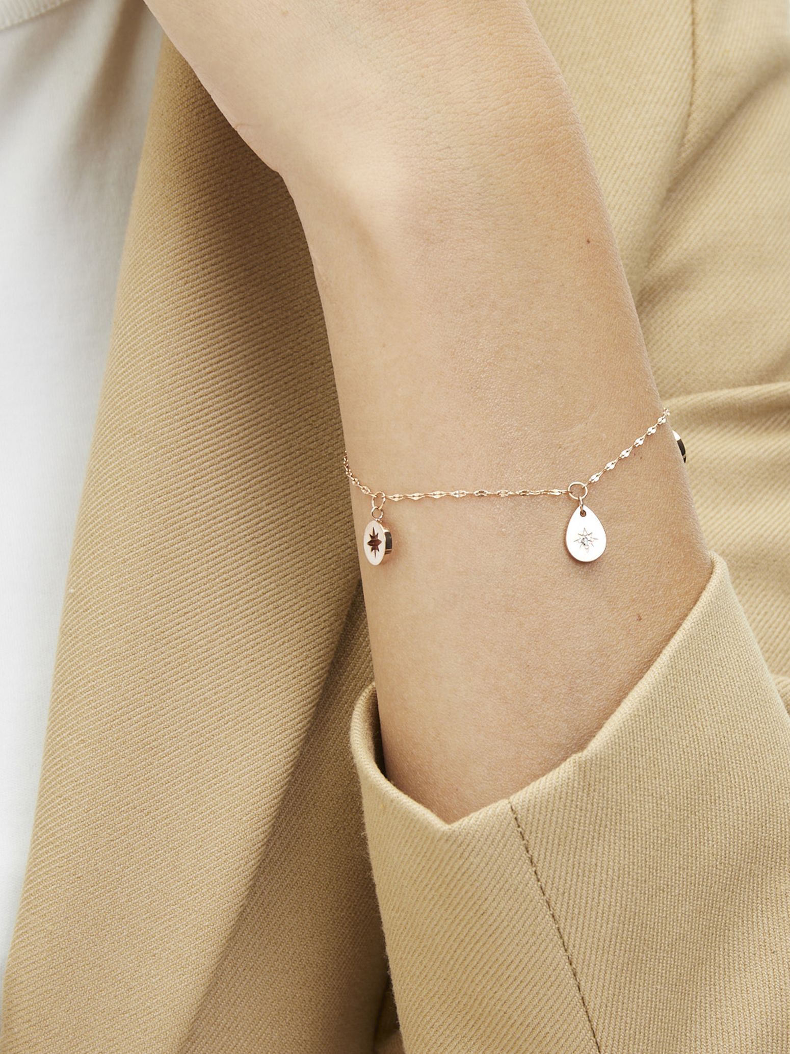 Bracelets - or rose