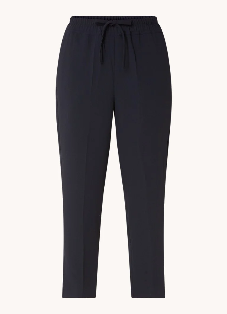 Pantaloni Reiss Hailey cu talie înaltă, croială slim, lungime scurtă și buzunare laterale.