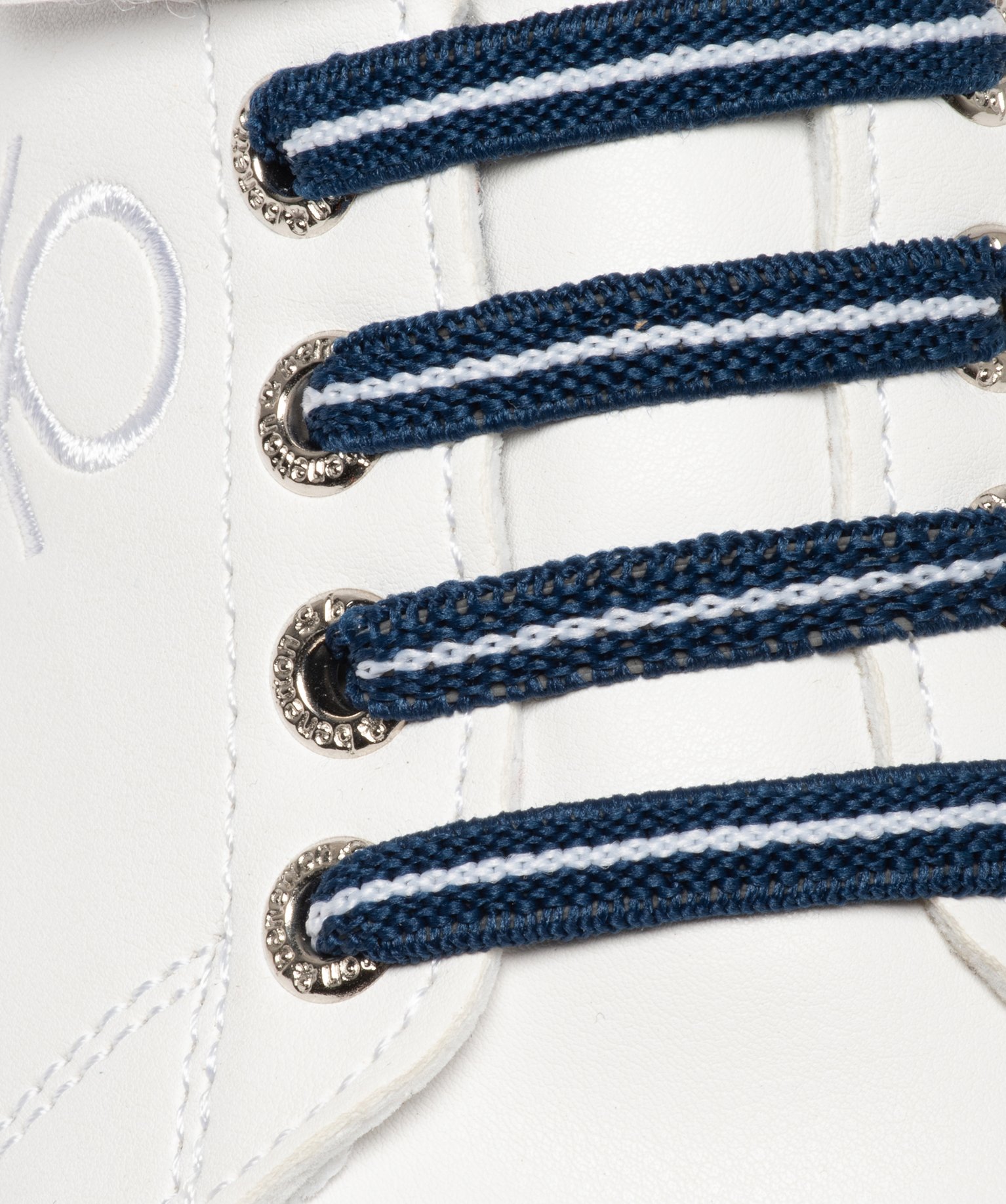 Baskets Garçon à lacets élastiques et scratch - Benetton blanc | GEMO