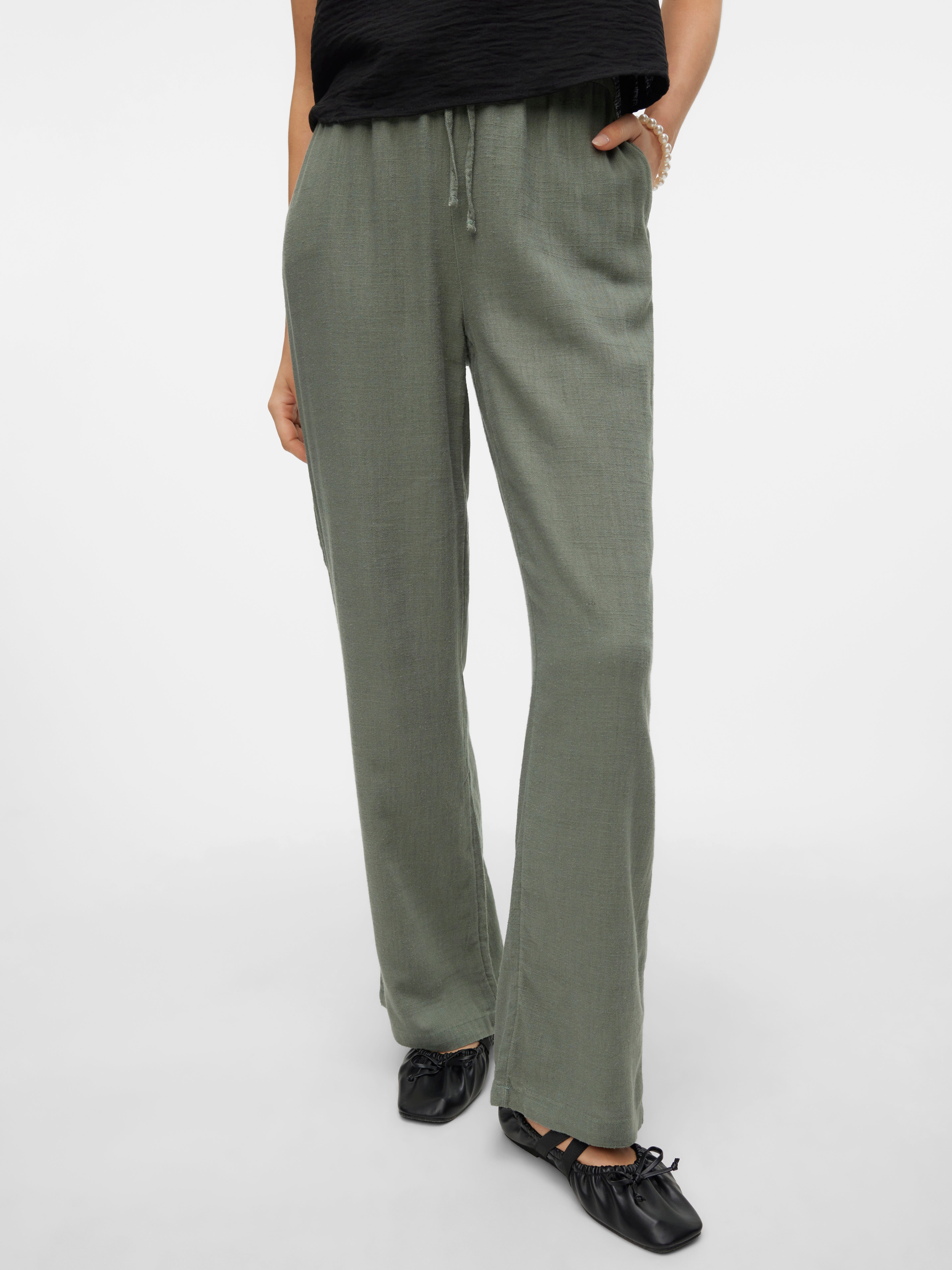 VMLINE Mittlere Taille Hose