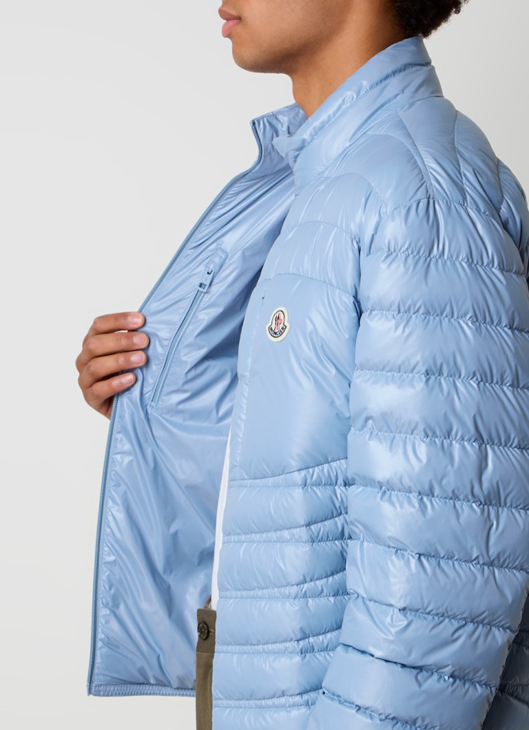 Jaqueta puffer Moncler Leveche com logo e enchimento de plumas