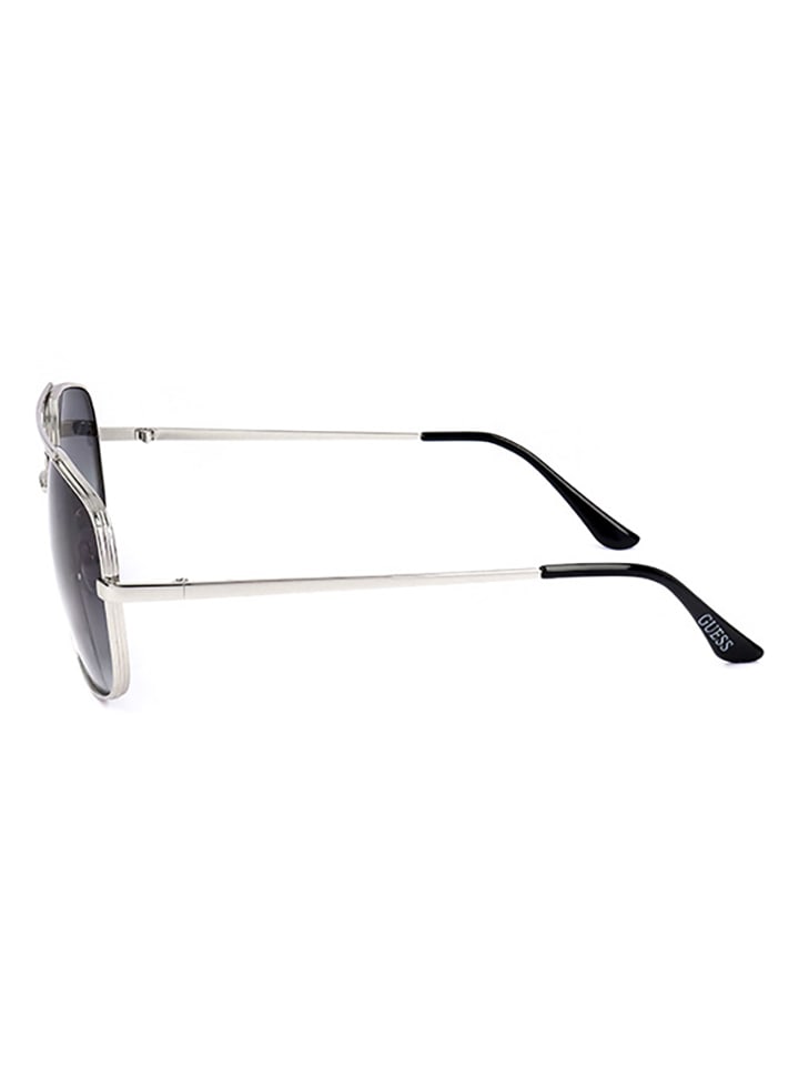 Guess Herren-Sonnenbrille in Silber günstig kaufen 60