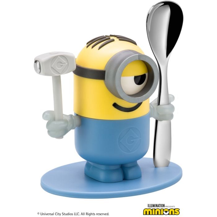 Eierbecher-Set Minions® mit Salzstreuern und LÖffel, 4-teilig