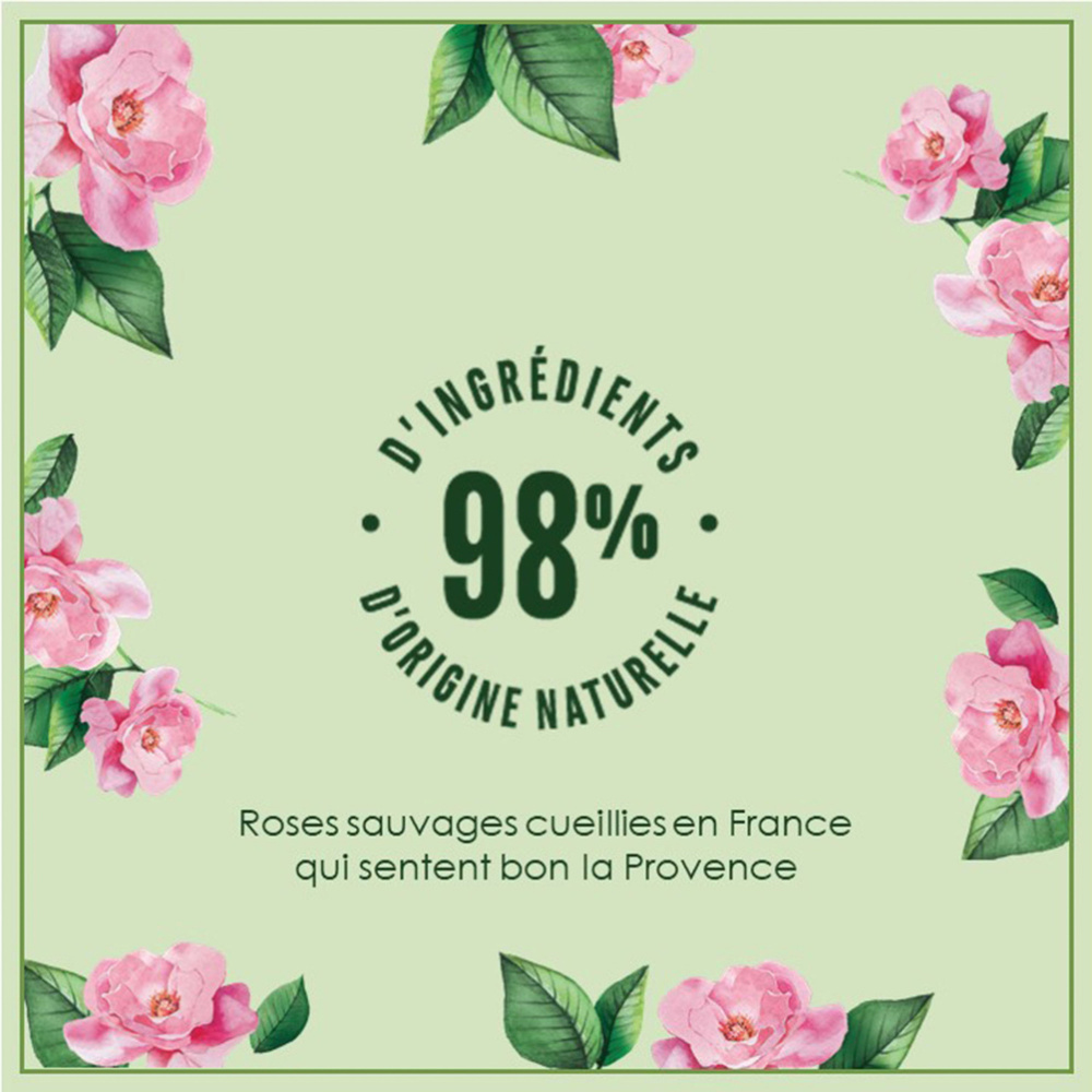 le petit marseillais Gel Douche Bio Hydratant, au pH neutre,Rose Sauvage, 250ml Gel douche