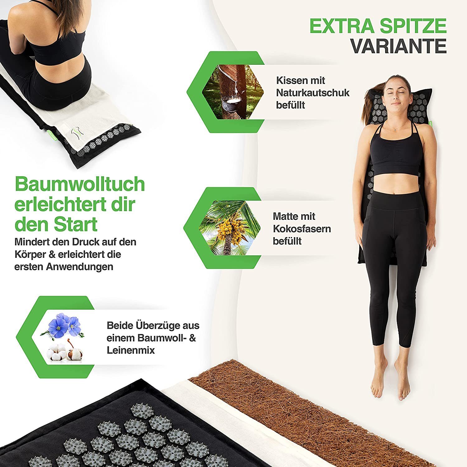 BACKLAxx® Akupressurmatte 
