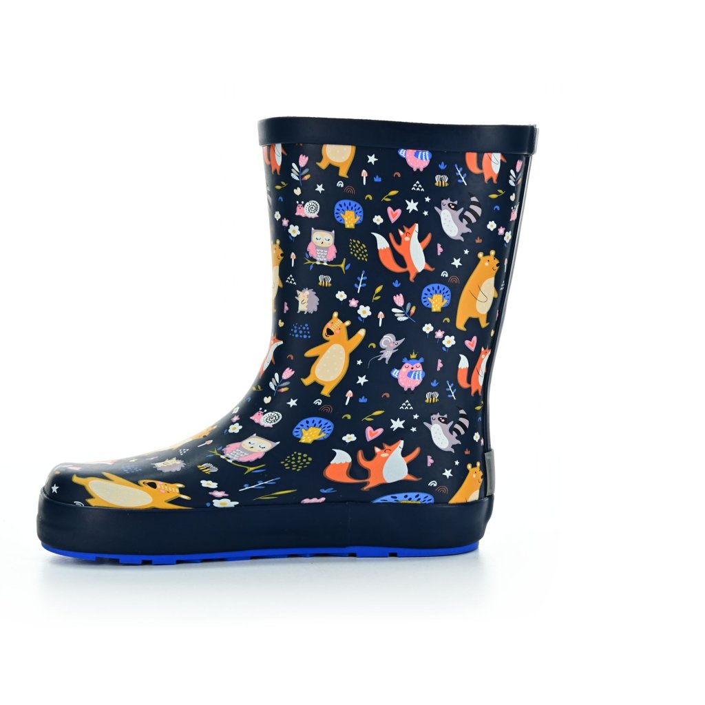 Koel4Kids Bear Blue (Wellie Bare) Gummistiefel