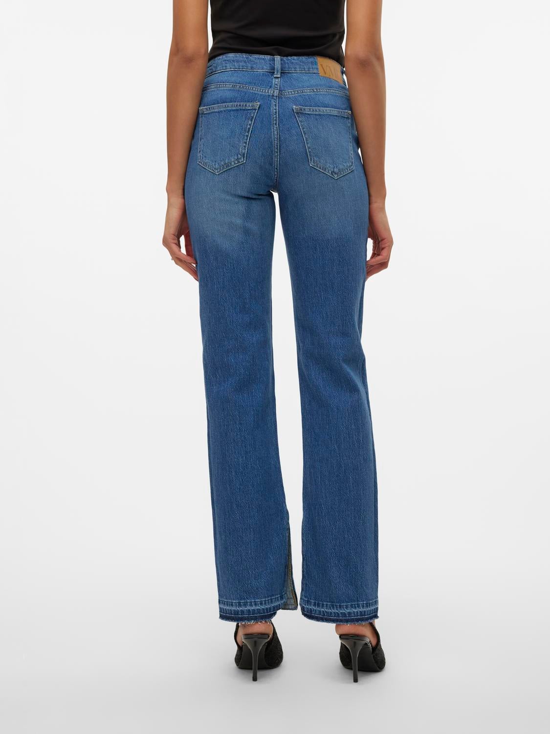 VMJADA Mid Rise Gerade geschnitten Jeans