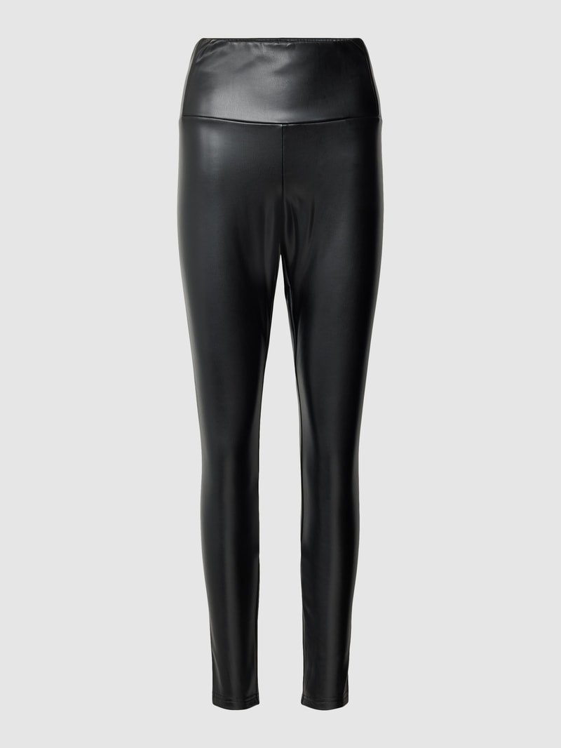 Leggings in Leder-Optik Modell 'Elyssa' in schwarz