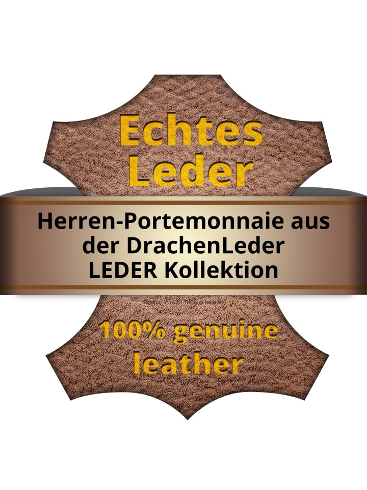 DrachenLeder Portemonnaie Leder Herren Geldbörse Serie Ben günstig kaufen onesize