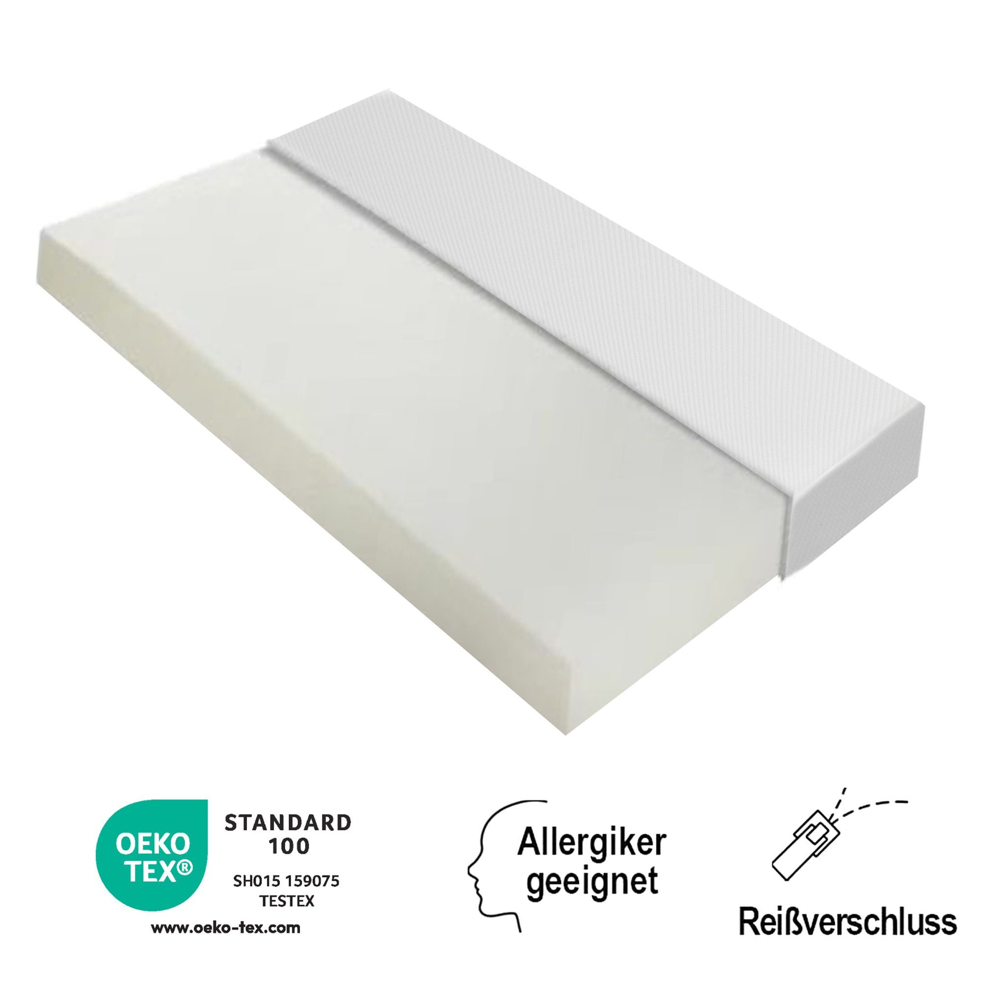 Komfortschaummatratze Matratze Schaumstoffmatratzen, BlingBin, 16 cm hoch, (Ergonomisch,Atmungsaktiv und Langlebig, Härte H3), Gesamtgröße 200x140x16cm