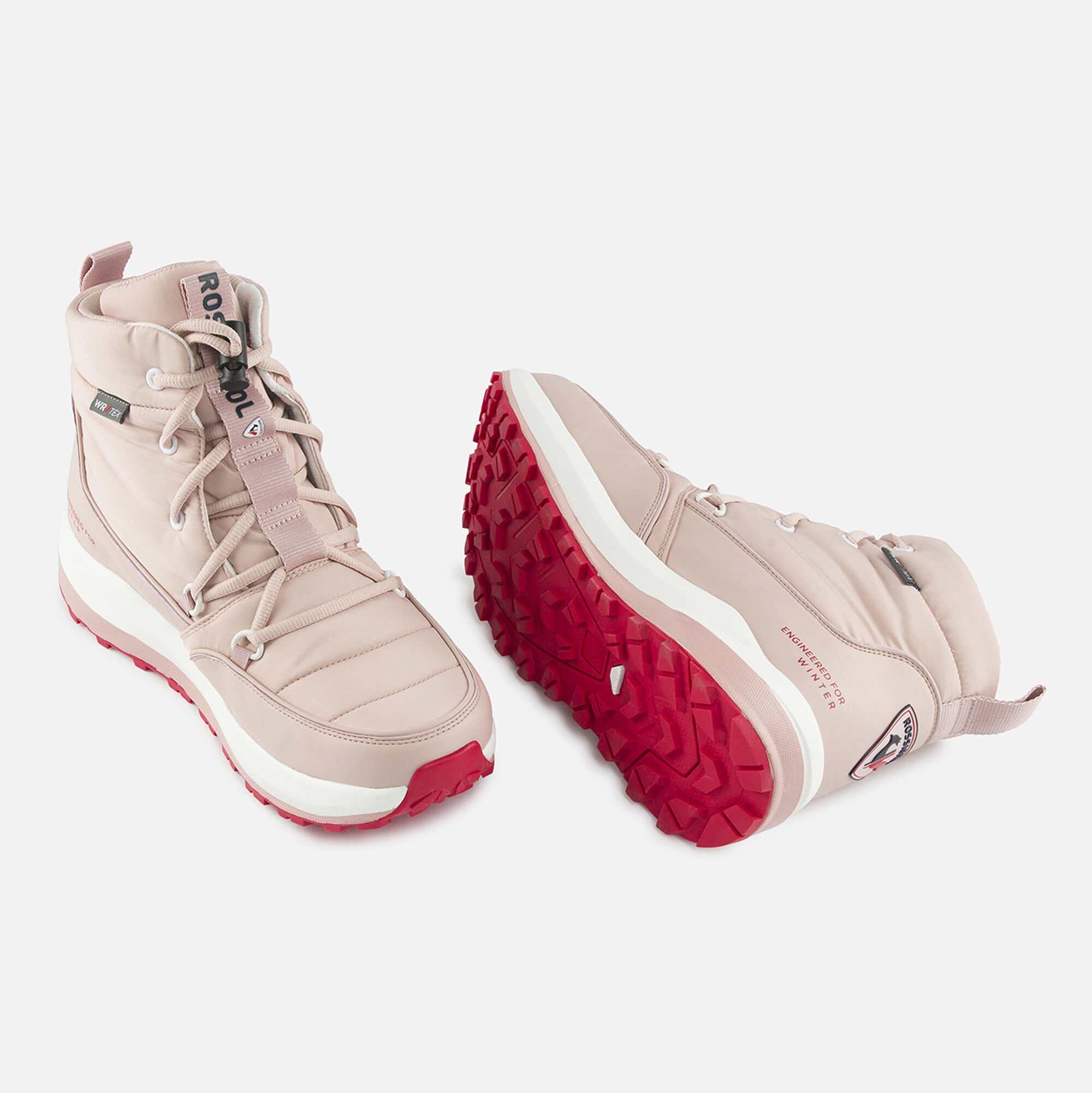 Bottines Après-ski Unisex Podium rose poudre