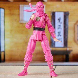 Power Rangers x Cobra Kai Ligtning Collection Actionfigur: Morphed Samantha LaRusso - Pink Mantis Ranger