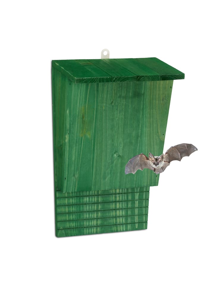relaxdays Fledermauskasten in Grün - (B)22 x (H)37 x (T)12,5 cm günstig kaufen onesize