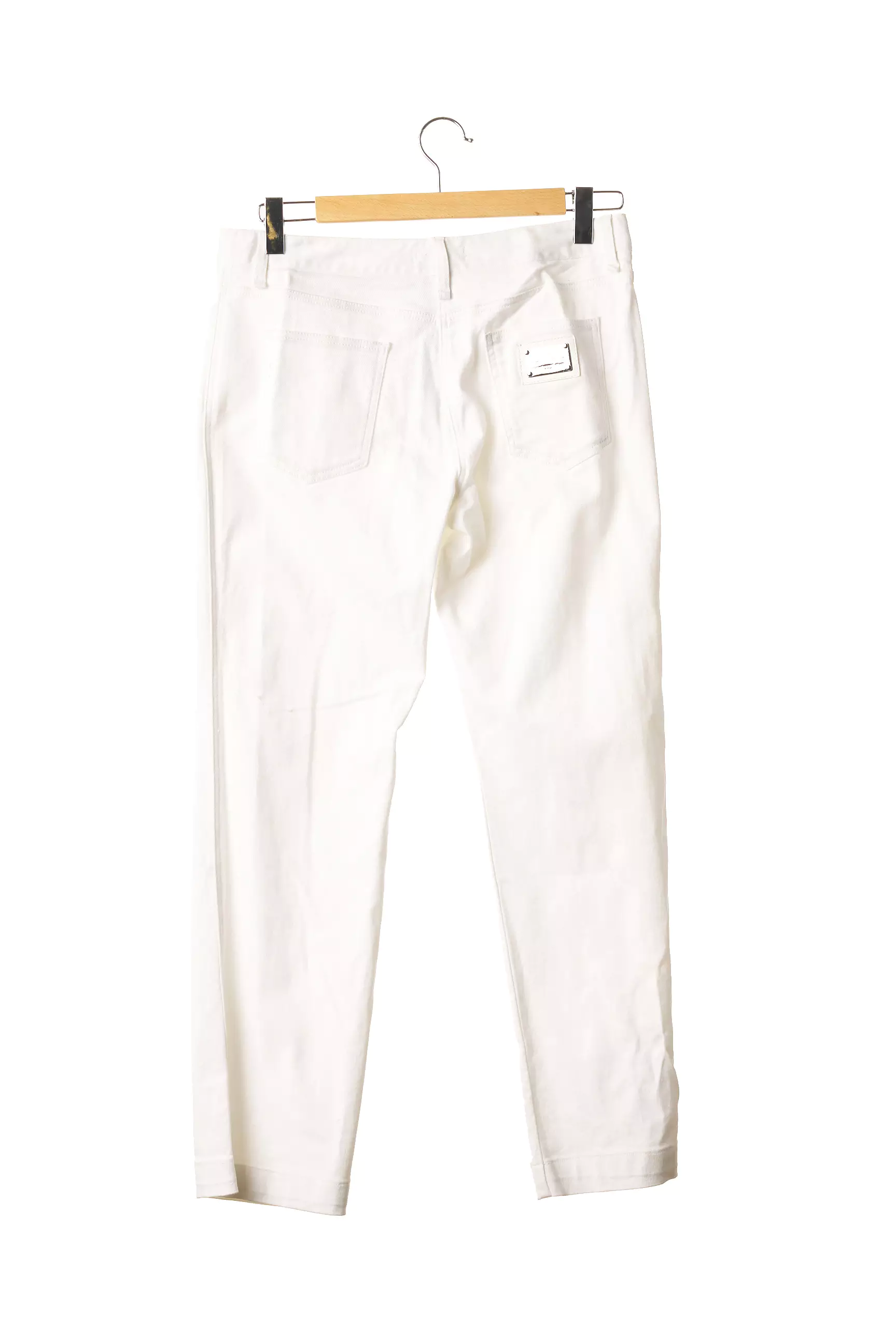 Dolce Gabbana Pantalon7 8 Femme couleur blanc