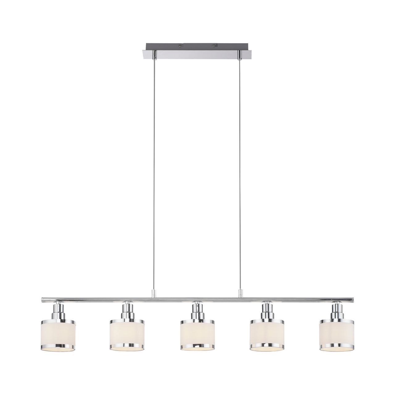 JUST LIGHT LeuchtenDirekt Pendelleuchte ACCOR,  5xE14 max. 25 W, Innenleuchte, IP20
