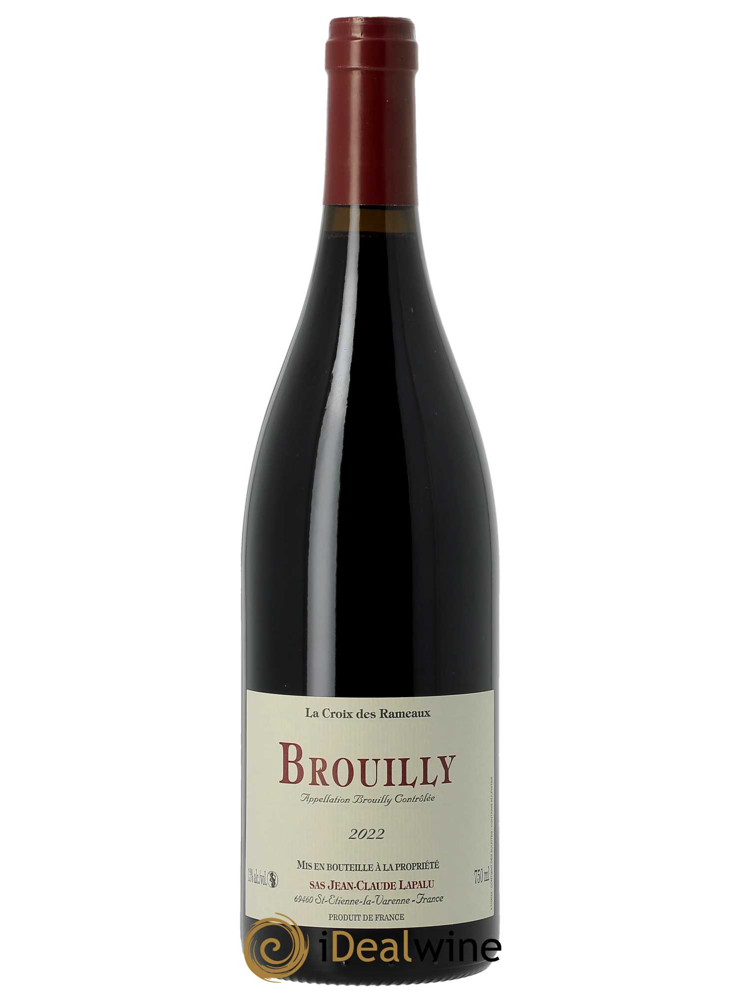 Brouilly La Croix des Rameaux Jean-Claude Lapalu  2022 - Lot de 1 Bouteille