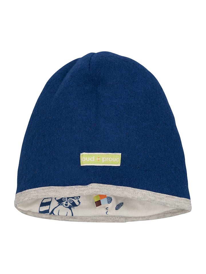 loud   proud Wollmütze in Blau günstig kaufen