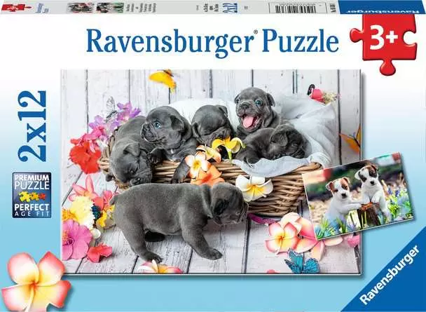 Kinderpuzzle ab 3 Jahren - Kleine Fellknäuel - 12 Teile