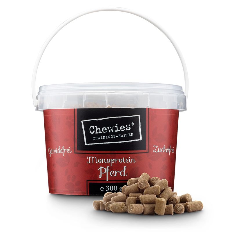 Chewies Monoprotein Trainingshappen, Pferd
