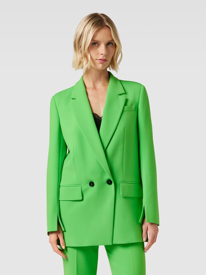 Blazer mit Reverskragen in grün