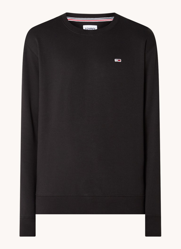 Tommy Hilfiger crew neck sweater with logo embroidery