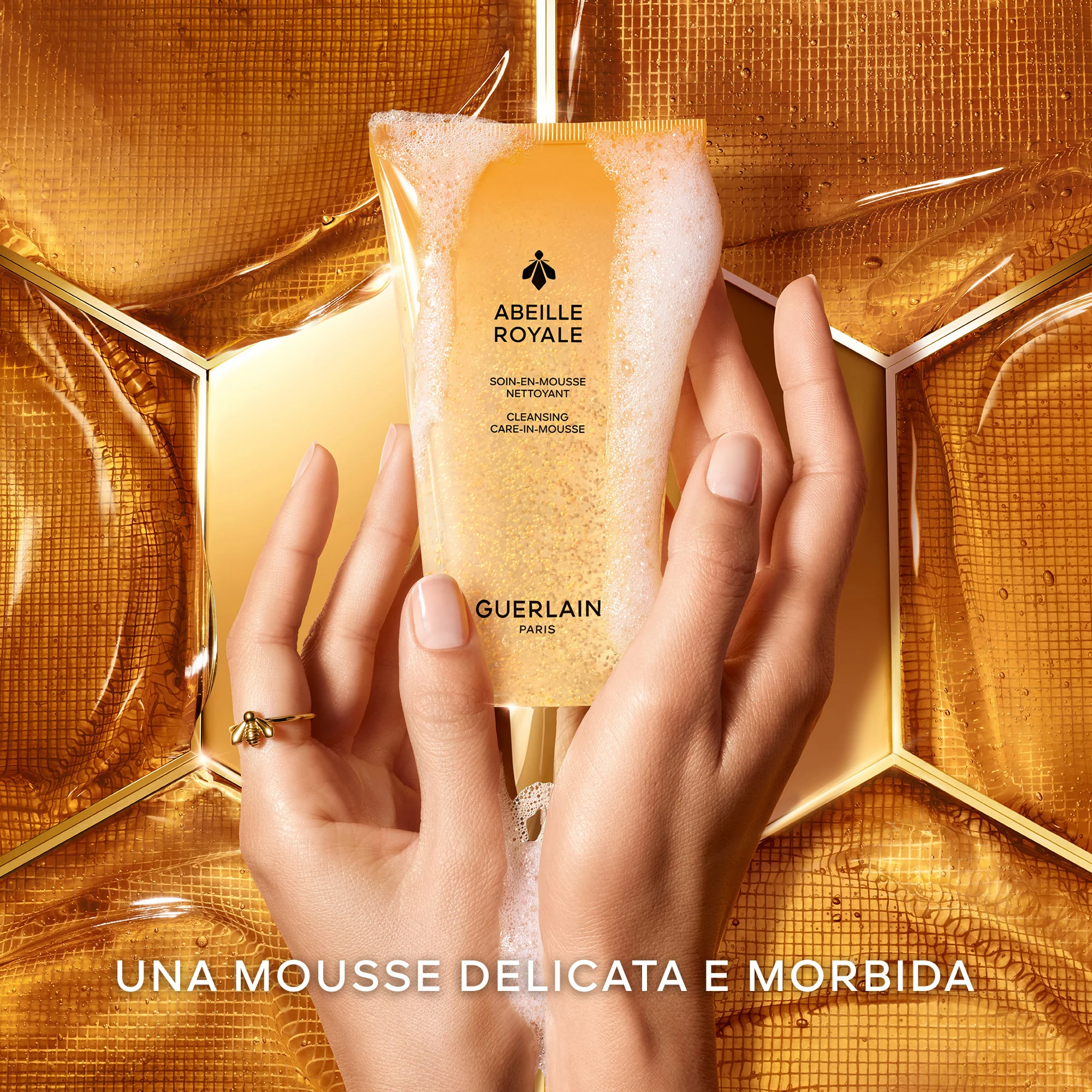 Abeille Royale Reinigungspflege-Mousse – Gesichtsreinigungsgel, Gesichtsreinigungsmousse