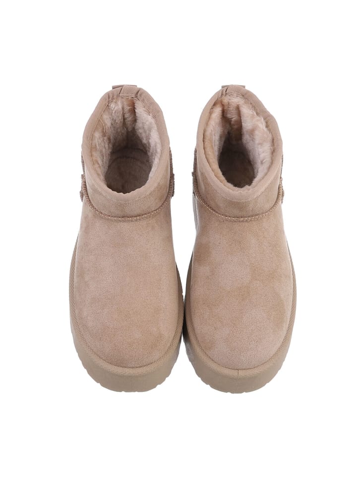 Ital-Design Stiefelette in Hellbraun günstig kaufen