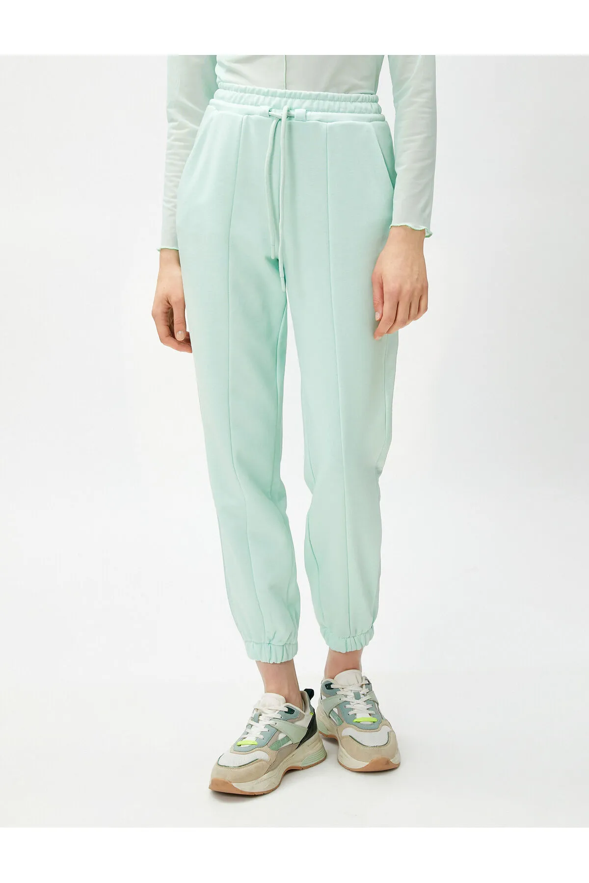 Koton  Jogger-Jogginghose mit gerippter Tasche